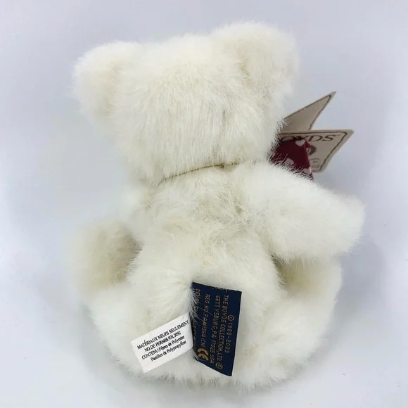 NWT Boyds Bears “Lovie” 8" White Plush Teddy Bear Valentine's Day Thinkin’ Of Ya - Picture 7 of 11